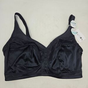ECO Women's Size 40F Black Lace Trim Bra NWT